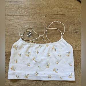 hollister gilly hicks floral tank top small